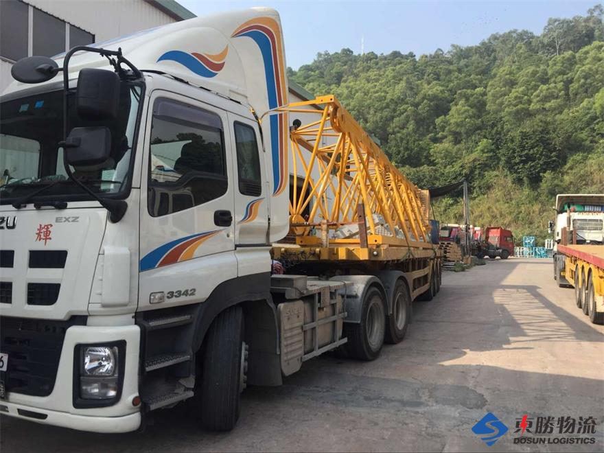 四川吊機平臺運輸到香港物流；大件貨物運輸到香港；大型貨物運輸到香港