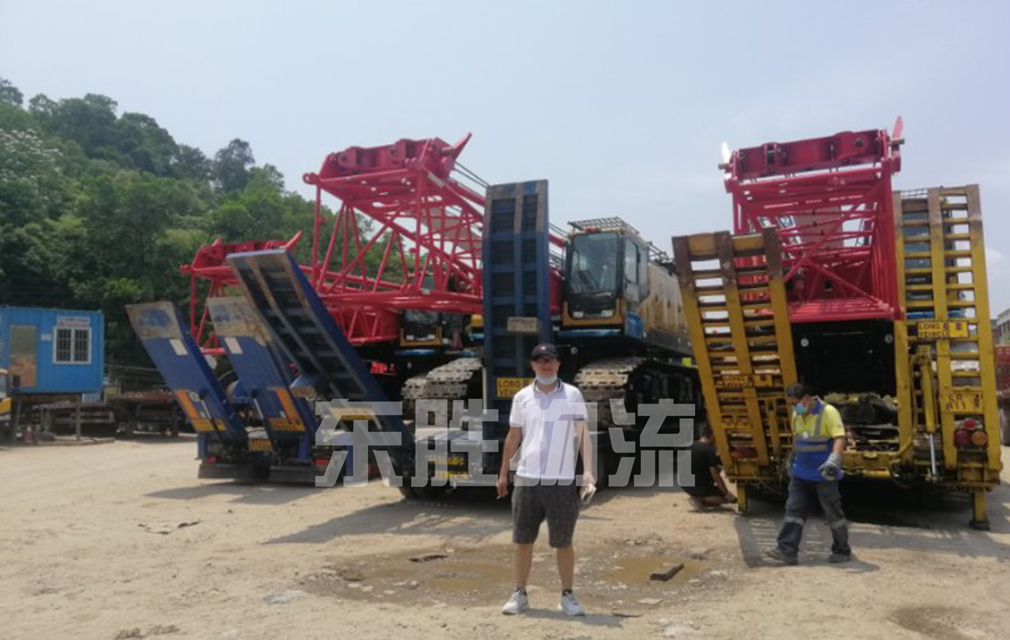 香港進出口運輸，中港特種車運輸案例圖