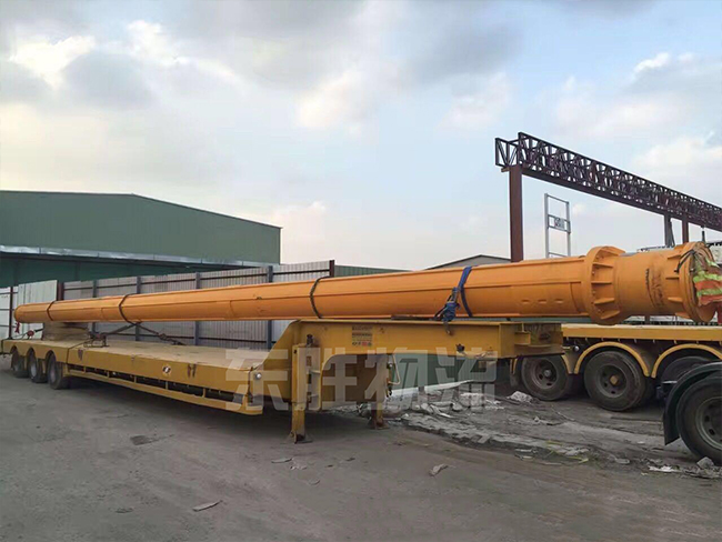 超長件運輸到香港，超長管道捆綁，轉載運輸至香港案例圖